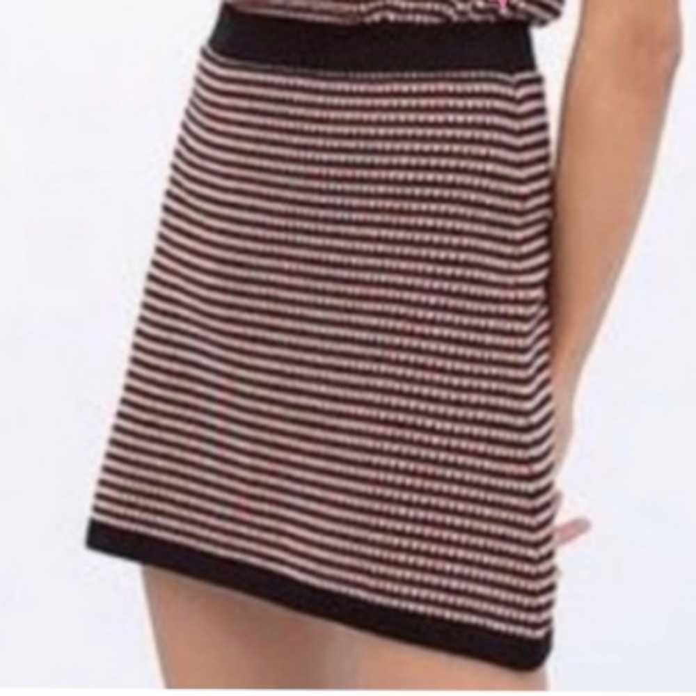 Zara Knit Cotton Sweater Mini Skirt